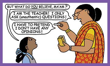 Teacher-pretending